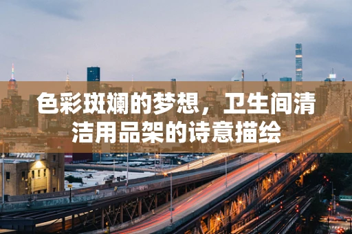 色彩斑斓的梦想，卫生间清洁用品架的诗意描绘