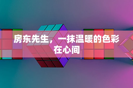房东先生，一抹温暖的色彩在心间