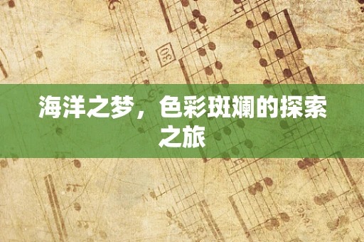海洋之梦，色彩斑斓的探索之旅