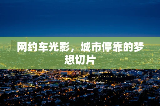 网约车光影，城市停靠的梦想切片