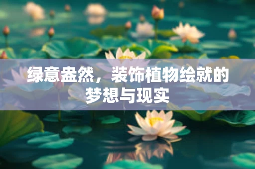 绿意盎然，装饰植物绘就的梦想与现实