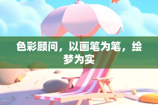 色彩顾问，以画笔为笔，绘梦为实