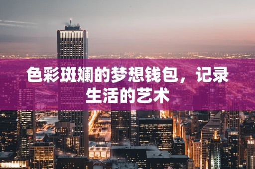 色彩斑斓的梦想钱包，记录生活的艺术