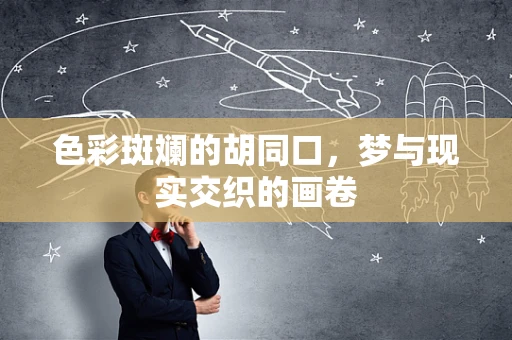 色彩斑斓的胡同口，梦与现实交织的画卷