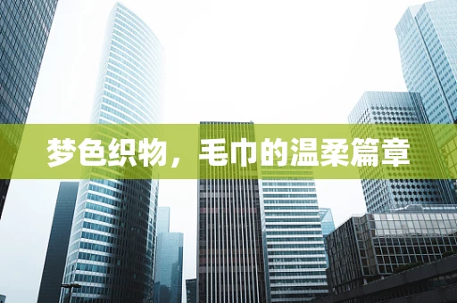 梦色织物，毛巾的温柔篇章