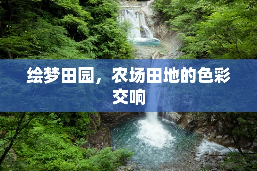 绘梦田园，农场田地的色彩交响