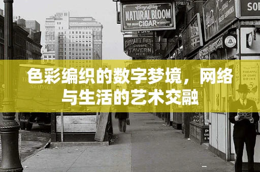 色彩编织的数字梦境，网络与生活的艺术交融