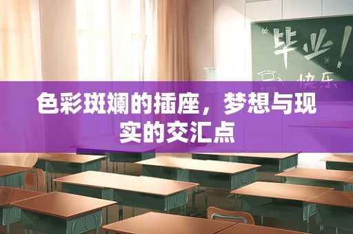 色彩斑斓的插座，梦想与现实的交汇点