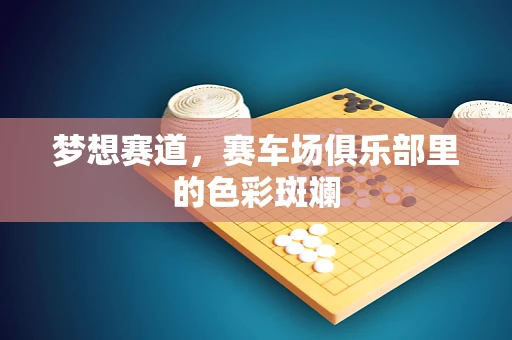 梦想赛道，赛车场俱乐部里的色彩斑斓