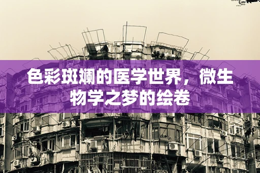 色彩斑斓的医学世界，微生物学之梦的绘卷