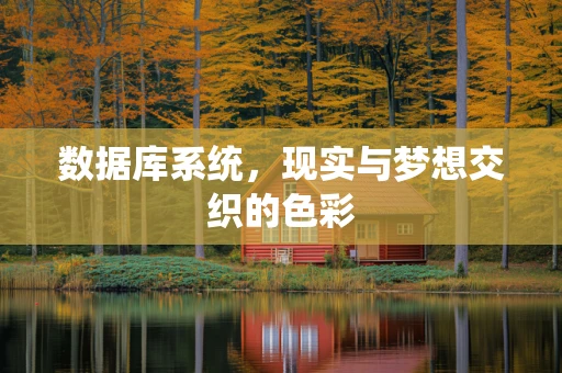 数据库系统，现实与梦想交织的色彩