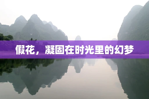 假花，凝固在时光里的幻梦