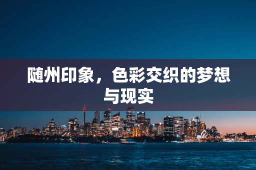 随州印象，色彩交织的梦想与现实
