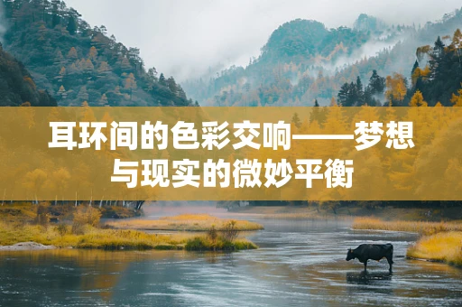 耳环间的色彩交响——梦想与现实的微妙平衡