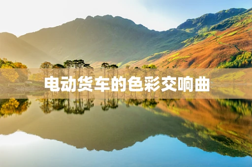 电动货车的色彩交响曲