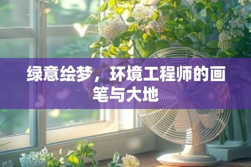 绿意绘梦，环境工程师的画笔与大地