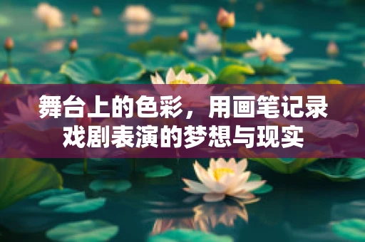 舞台上的色彩，用画笔记录戏剧表演的梦想与现实