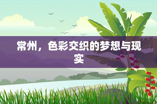 常州，色彩交织的梦想与现实