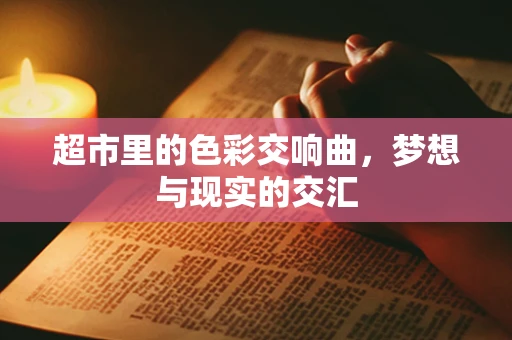 超市里的色彩交响曲，梦想与现实的交汇