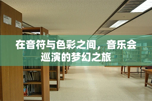 在音符与色彩之间，音乐会巡演的梦幻之旅