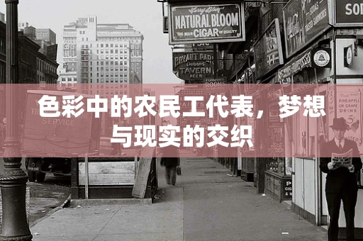 色彩中的农民工代表，梦想与现实的交织