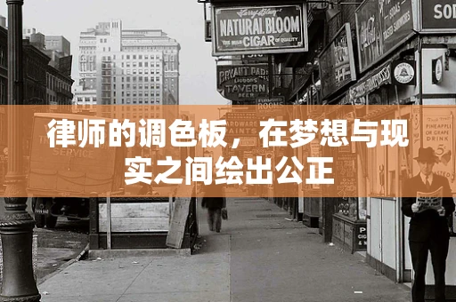 律师的调色板，在梦想与现实之间绘出公正