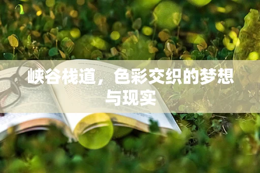 峡谷栈道，色彩交织的梦想与现实