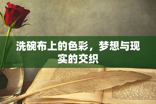 洗碗布上的色彩，梦想与现实的交织