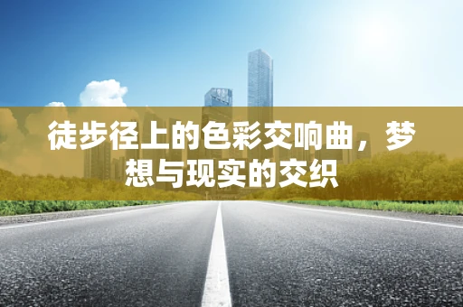 徒步径上的色彩交响曲，梦想与现实的交织