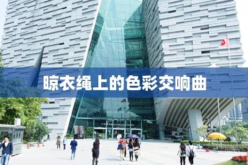 晾衣绳上的色彩交响曲
