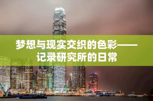 梦想与现实交织的色彩——记录研究所的日常