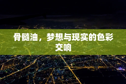 骨髓油，梦想与现实的色彩交响