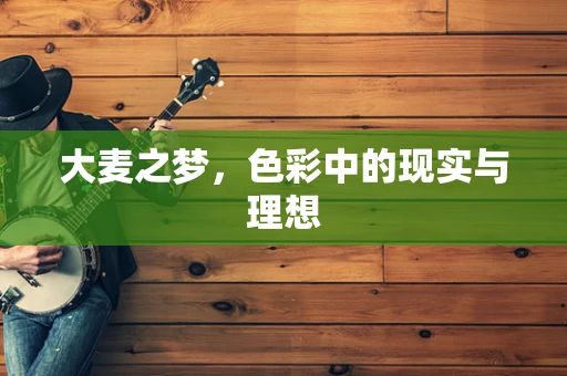 大麦之梦，色彩中的现实与理想