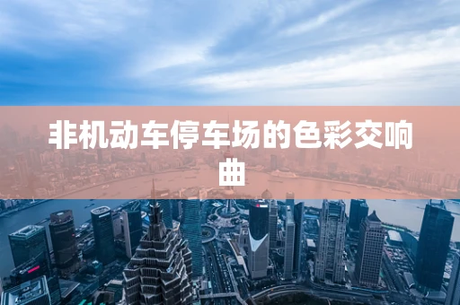 非机动车停车场的色彩交响曲