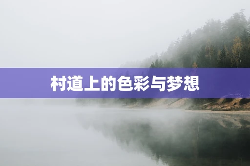 村道上的色彩与梦想