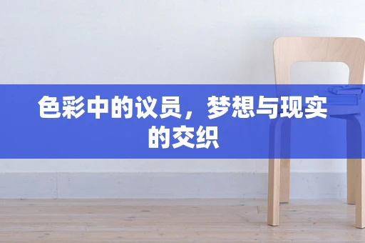 色彩中的议员，梦想与现实的交织