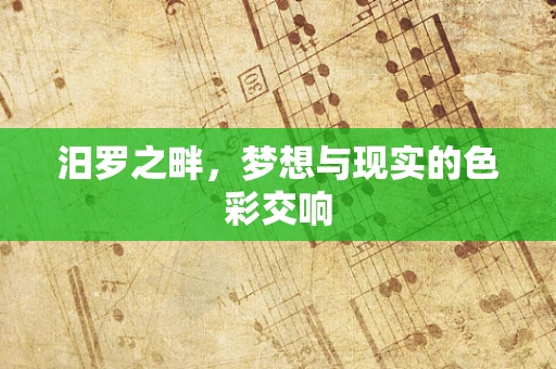 汨罗之畔，梦想与现实的色彩交响