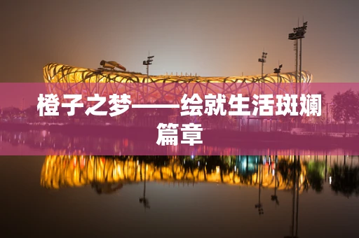 橙子之梦——绘就生活斑斓篇章