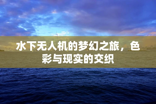 水下无人机的梦幻之旅，色彩与现实的交织