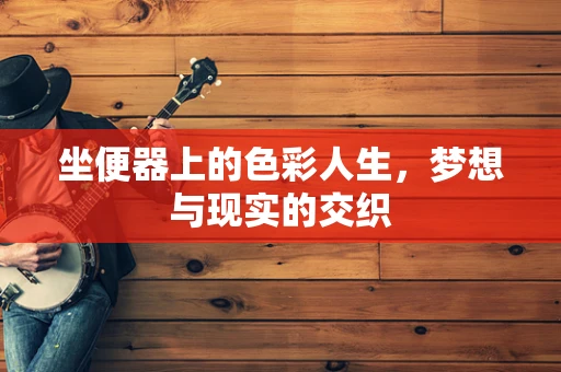 坐便器上的色彩人生，梦想与现实的交织