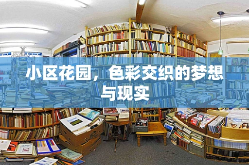 小区花园，色彩交织的梦想与现实