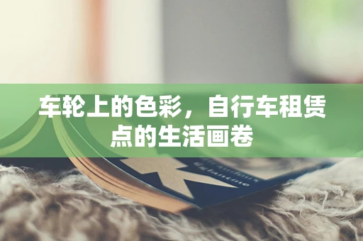 车轮上的色彩，自行车租赁点的生活画卷
