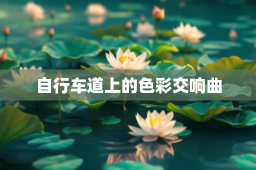 自行车道上的色彩交响曲