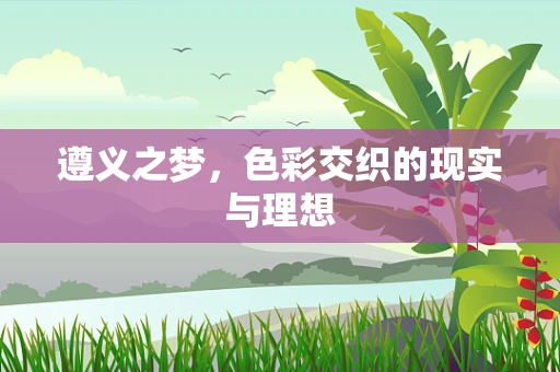 遵义之梦，色彩交织的现实与理想