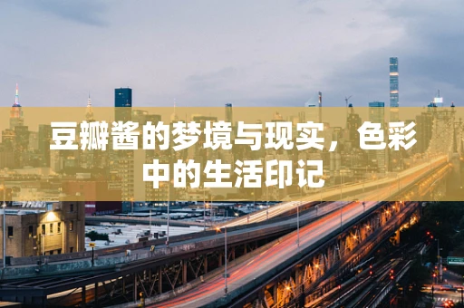 豆瓣酱的梦境与现实，色彩中的生活印记