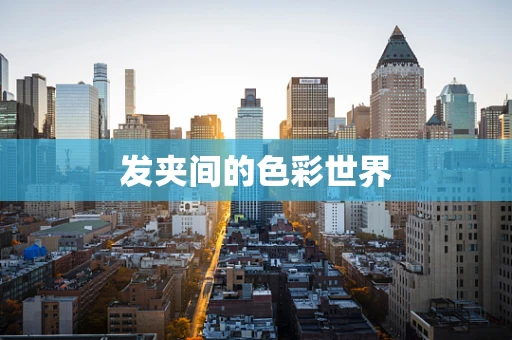发夹间的色彩世界