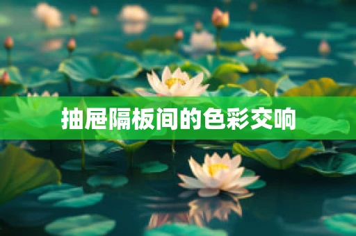 抽屉隔板间的色彩交响