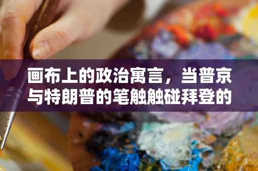 画布上的政治寓言，当普京与特朗普的笔触触碰拜登的轮廓