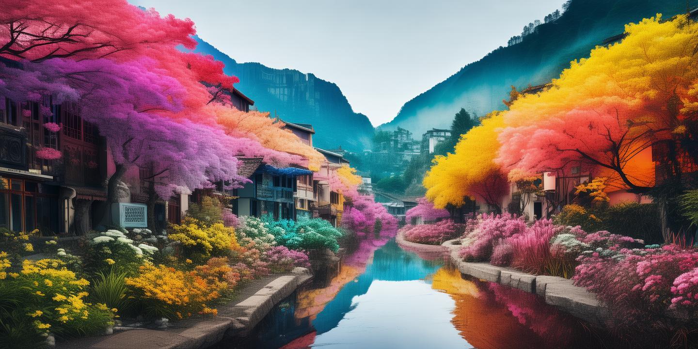 枝江，色彩斑斓的梦境与现实交织