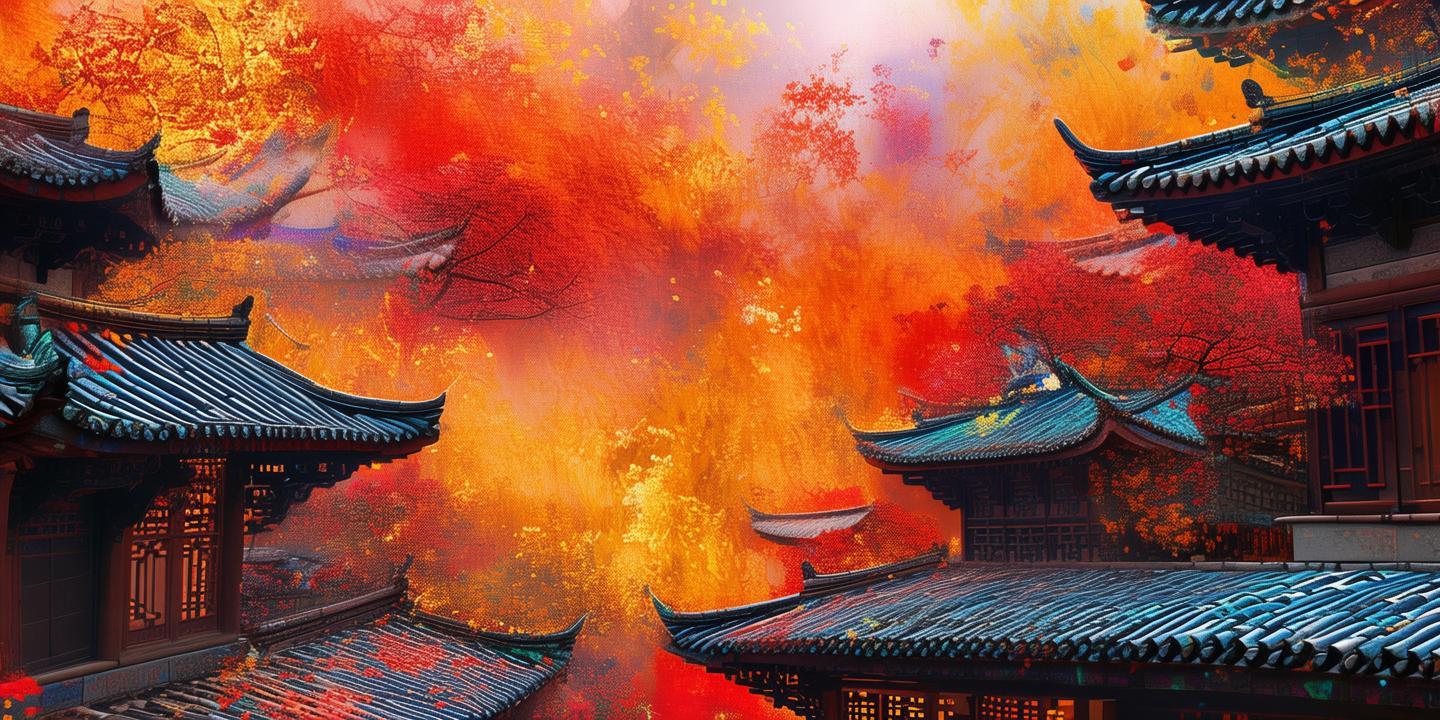 荥阳之色，梦与现实交织的色彩画卷